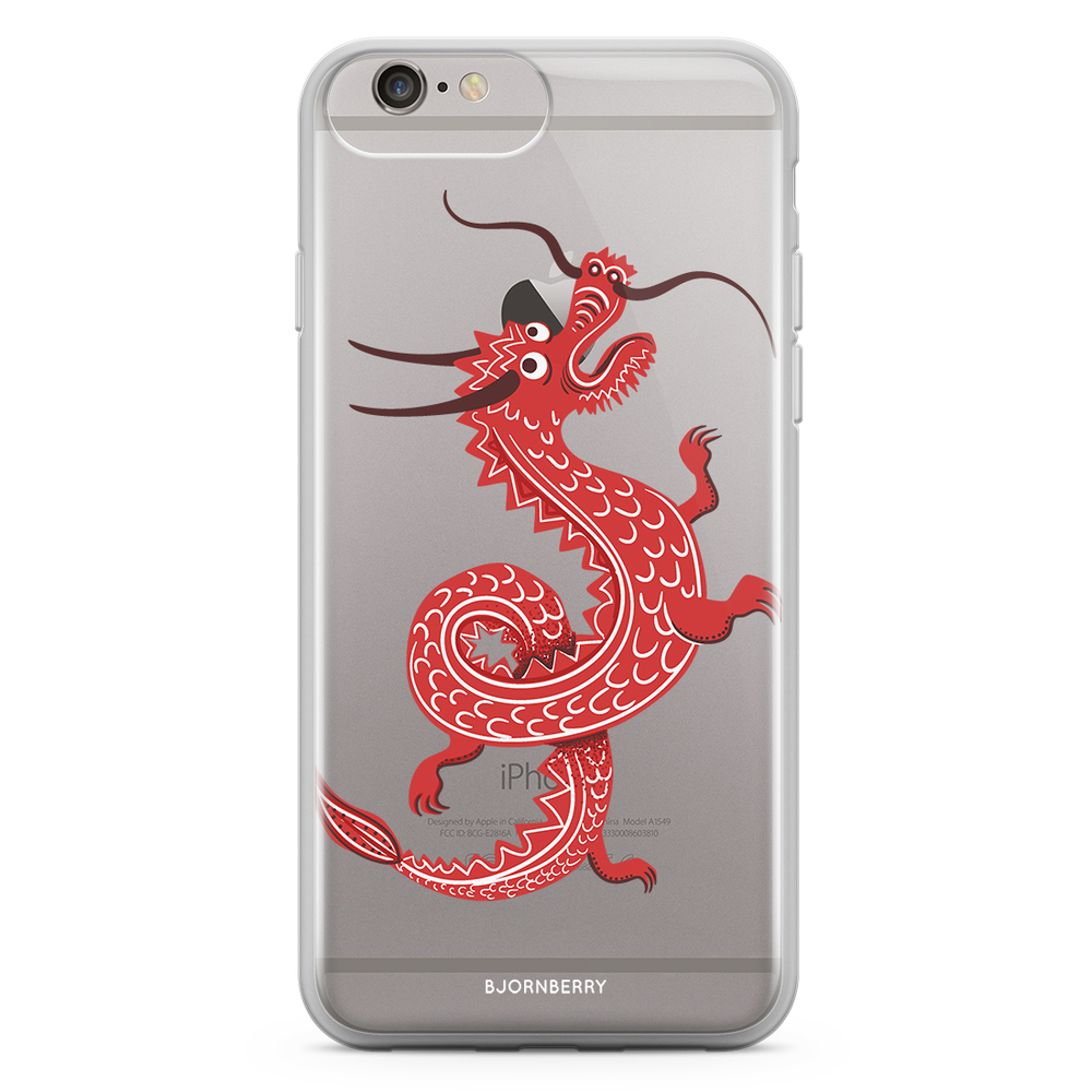iPhone 6 Plus/6s Plus Fashion Case - Red Dragon