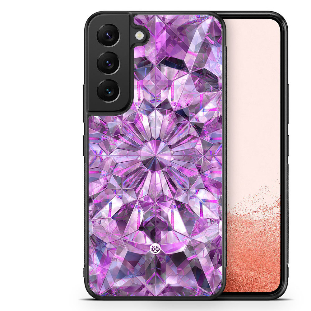 Samsung Galaxy S22 Plus 5G Case - Purple Crystals