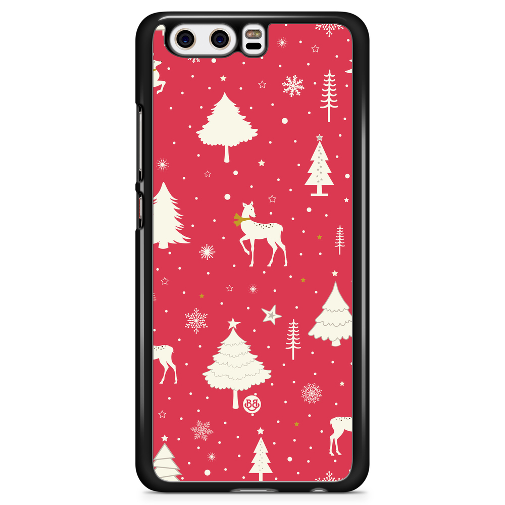 Huawei P10 Case - Red Christmas
