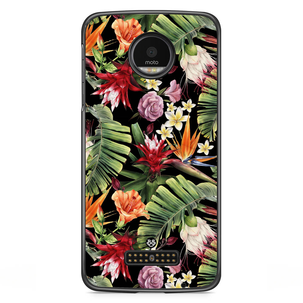 Moto Z2 Play Case - Tropical Floral