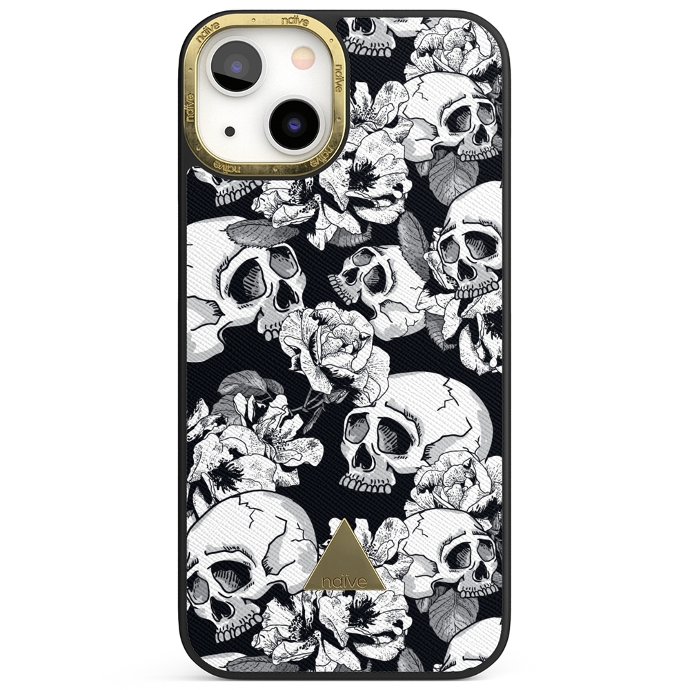Naive iPhone 13 Case - Skulls & Roses