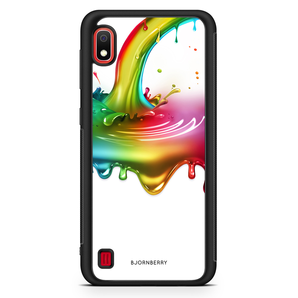 Samsung Galaxy A10 Case - Rainbow Splash