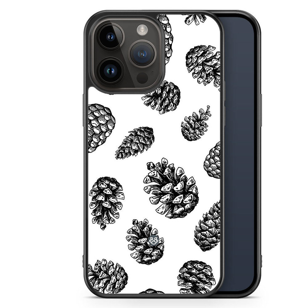 iPhone 14 Pro Max Case - Pine Cone Pattern