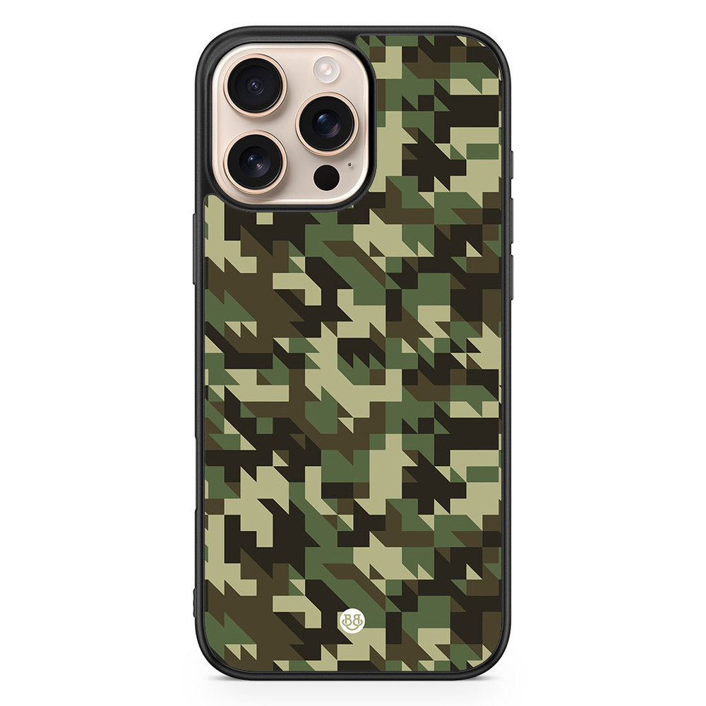 iPhone 16 Pro Max Case - Houndstooth Camo
