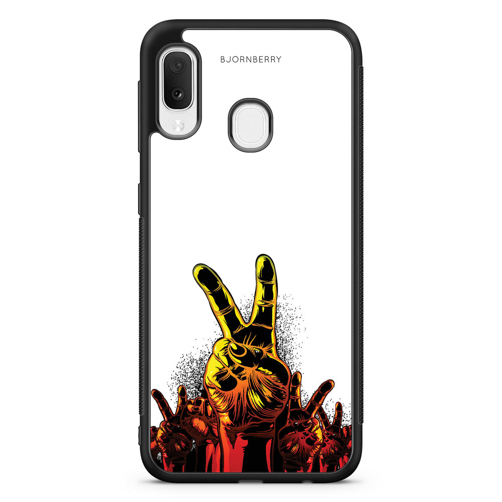 Samsung Galaxy A20e Case - Peace Hands