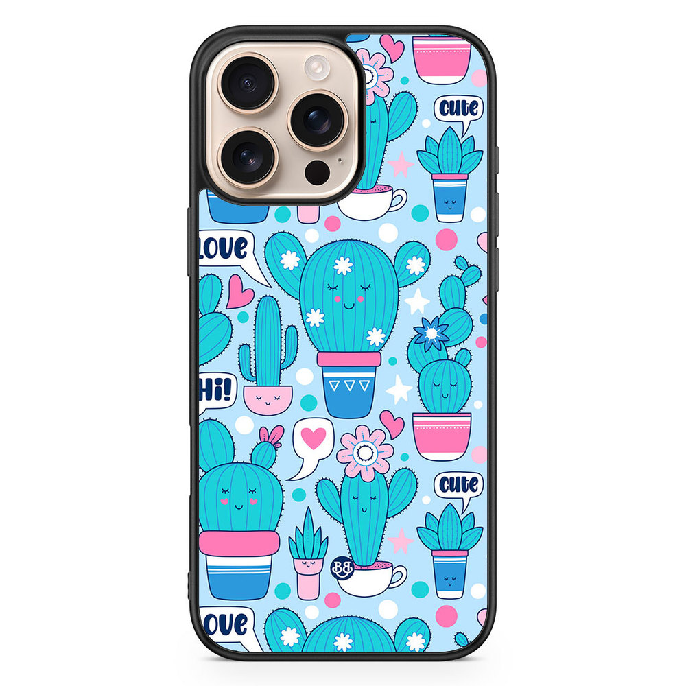 iPhone 16 Pro Max Case - Cute Cactus