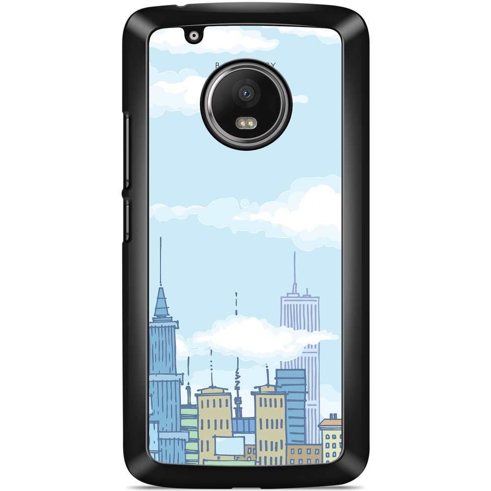 Moto G5 Plus Case - Cartoon Skyline