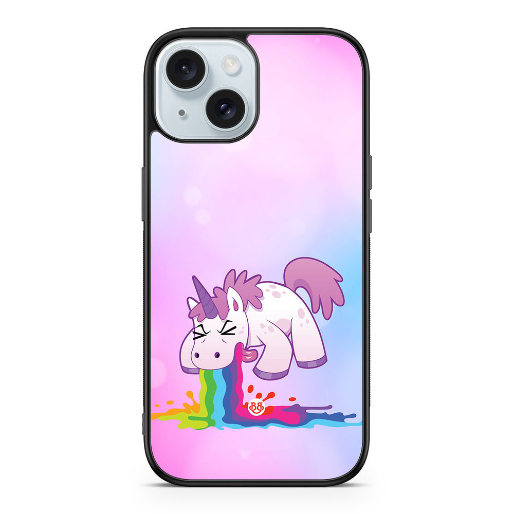 iPhone 15 Case - Puking Unicorn