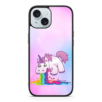 iPhone 15 Case - Puking Unicorn