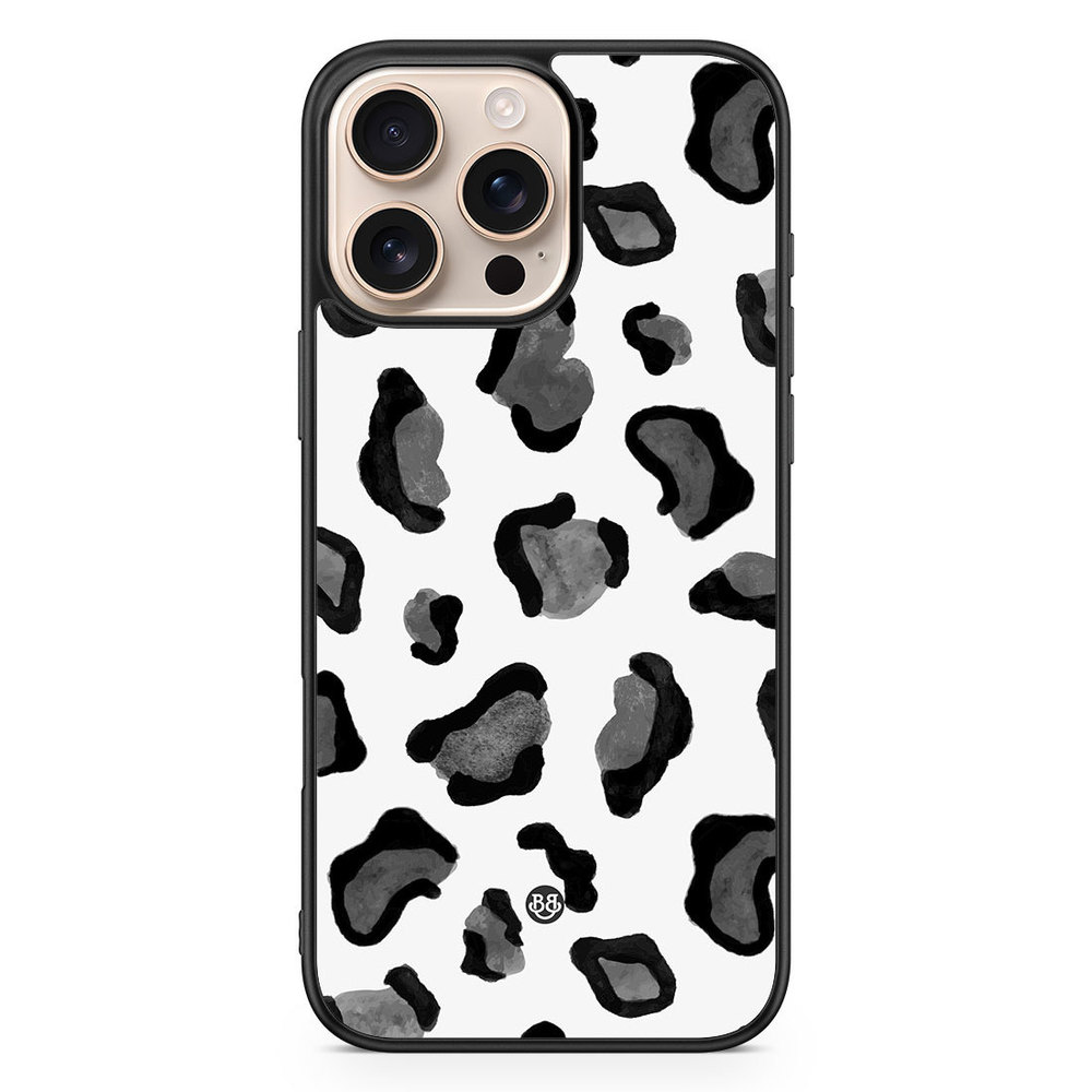 iPhone 16 Pro Max Case - Grey Leopard