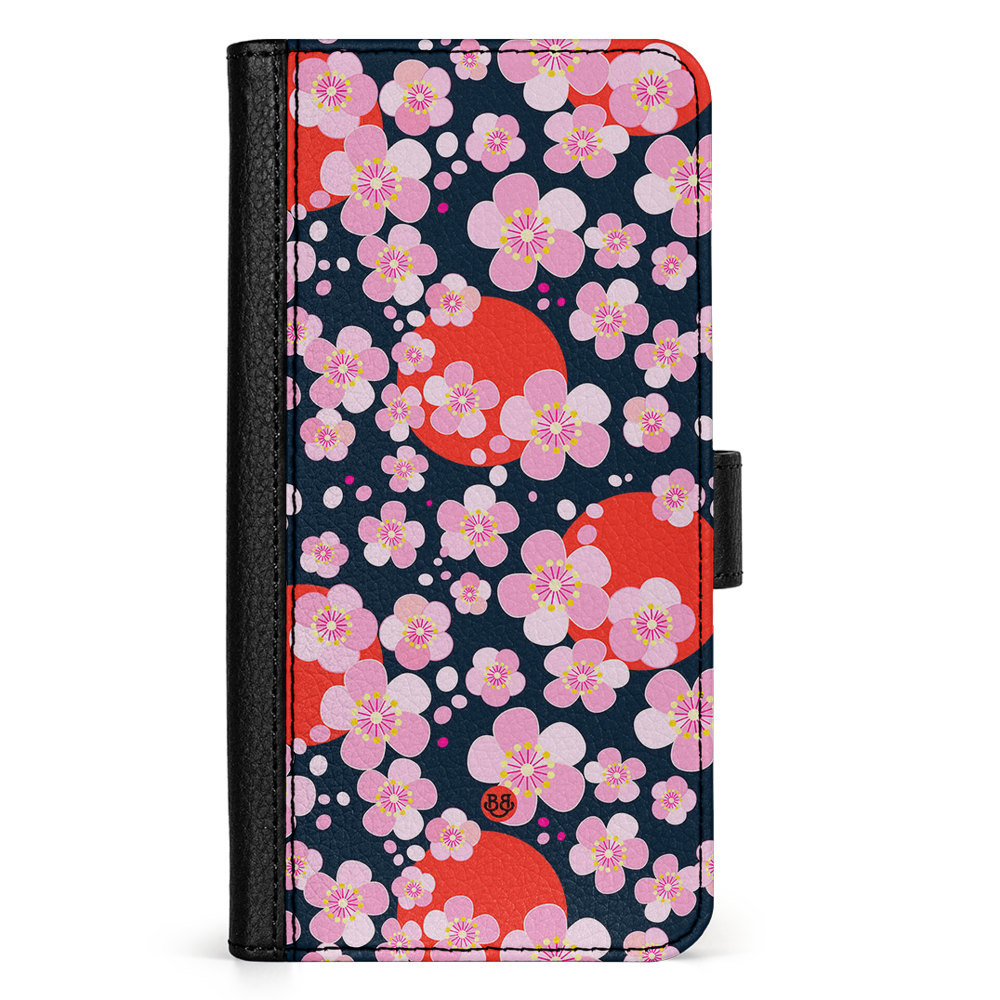 Google Pixel 9 Pro XL Wallet Case - Japanese Flowers