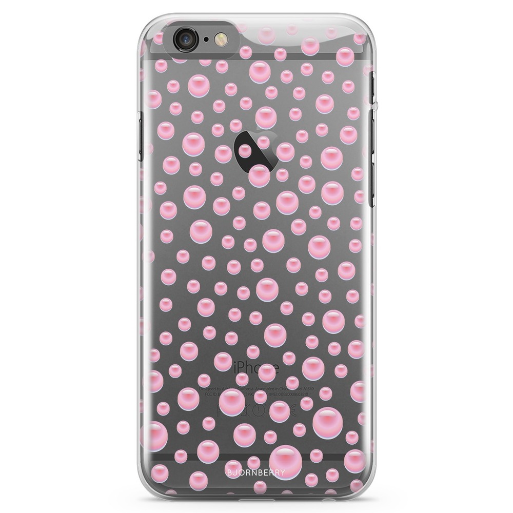 iPhone 6 Plus/6s Plus TPU Case - Pink Pearls