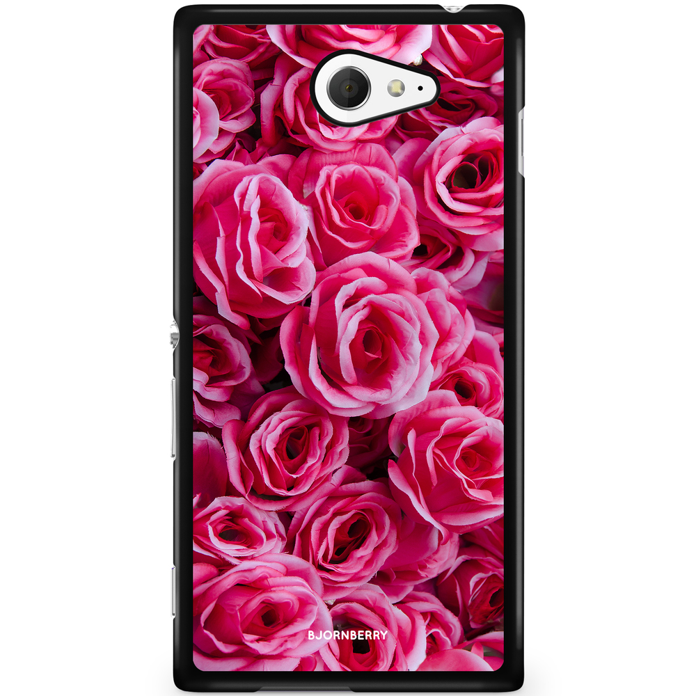 Sony Xperia M2 Aqua Case - Red Roses