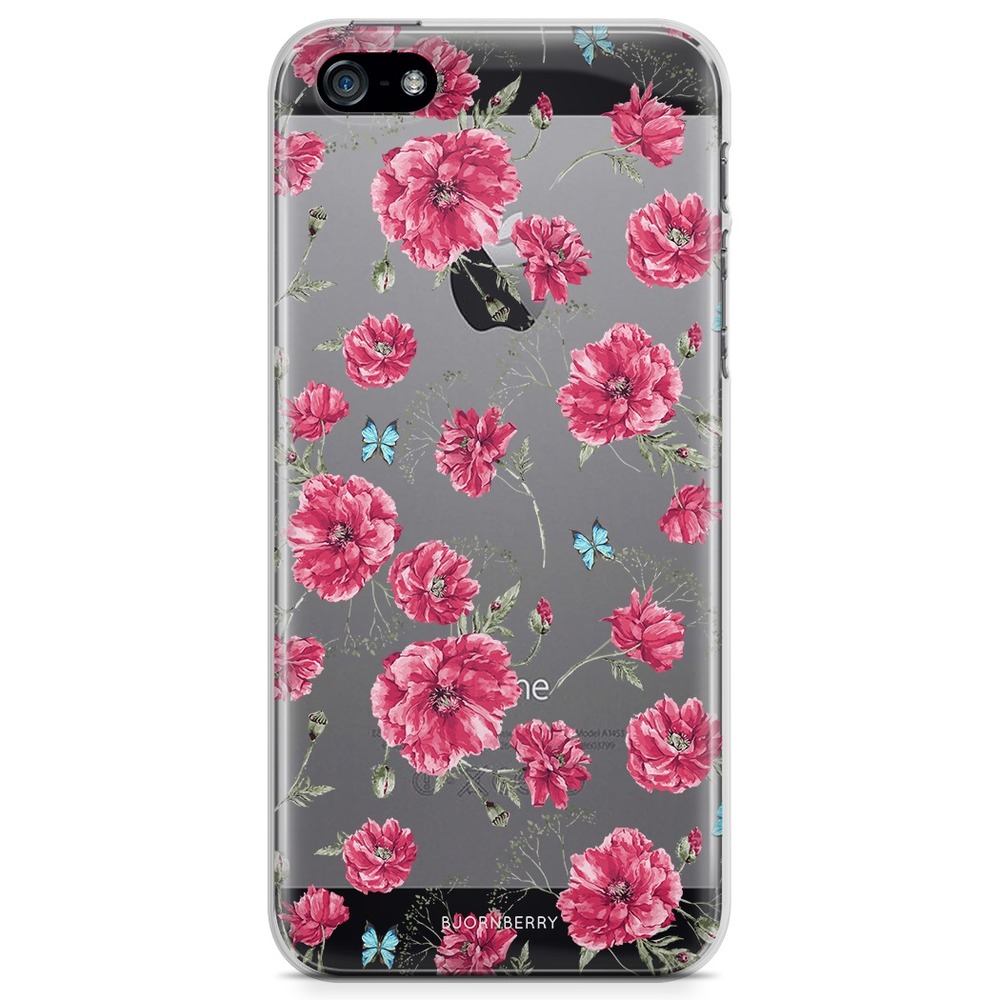 iPhone 5/5S/SE (2016) TPU Case - Butterflies