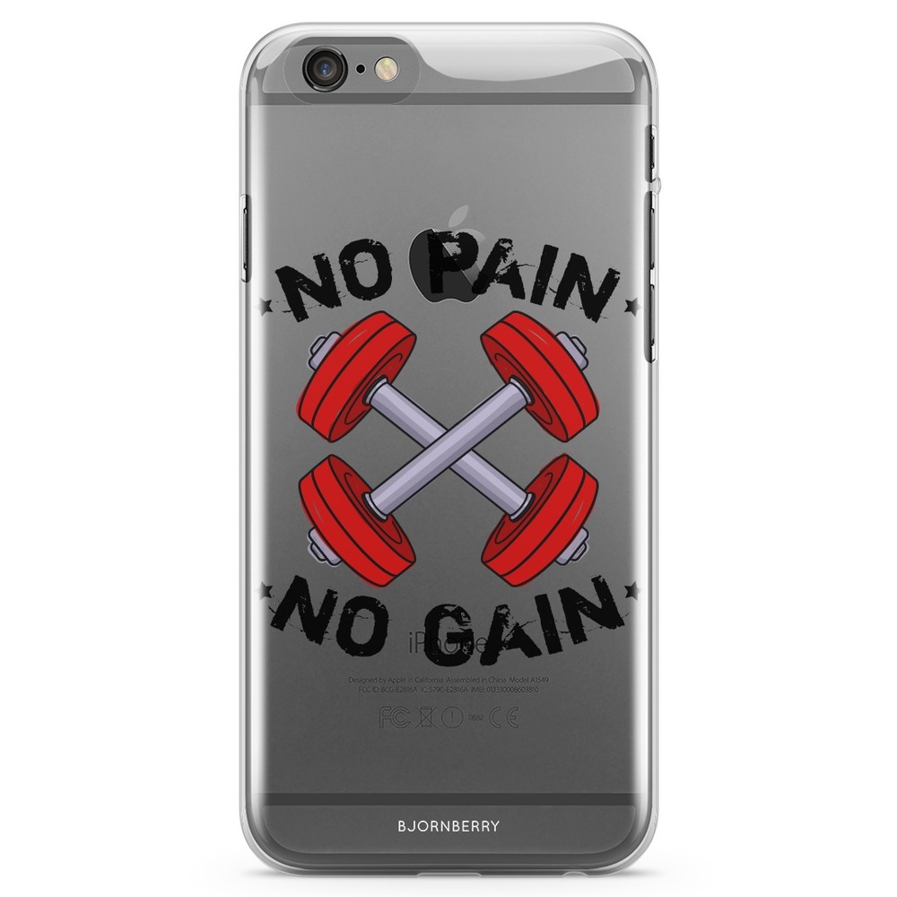 iPhone 6 Plus/6s Plus TPU Case - No Pain No Gain