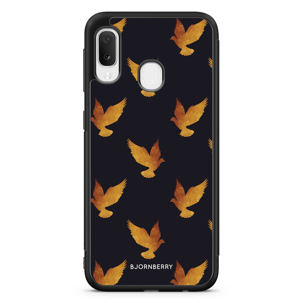 Samsung Galaxy A20e Case - Golden Doves