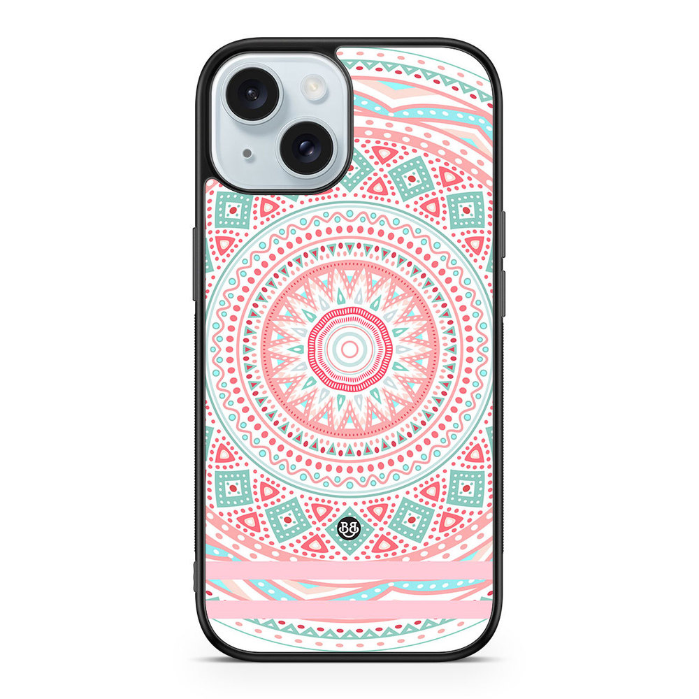 iPhone 15 Case - Pastel Mandala