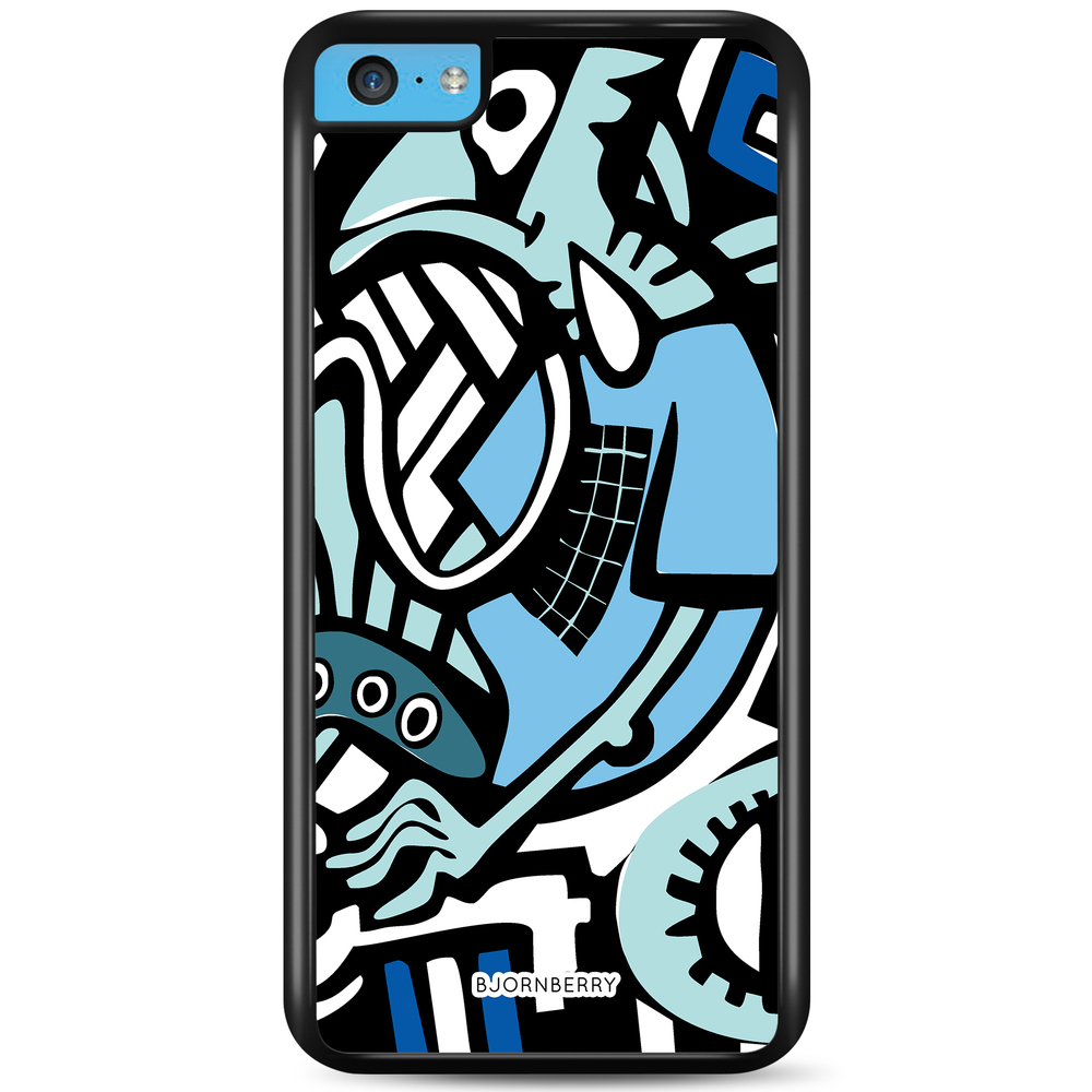 iPhone 5C Case - Grafitti Lizard