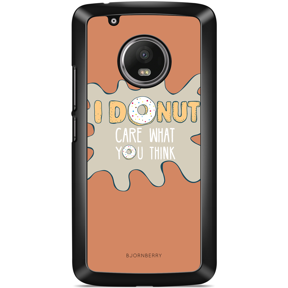 Moto G5 Plus Case - I Donut Care