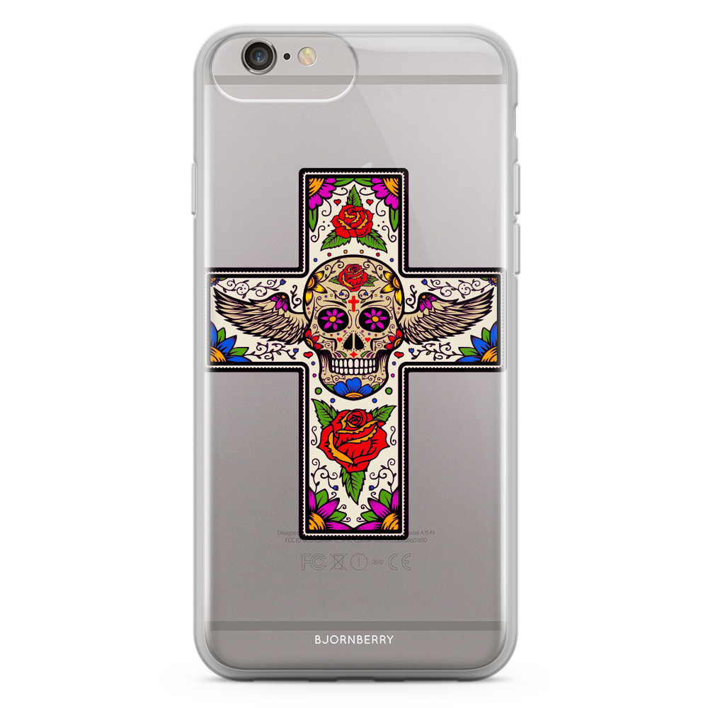 iPhone 6 Plus/6s Plus Fashion Case - Skull Cross
