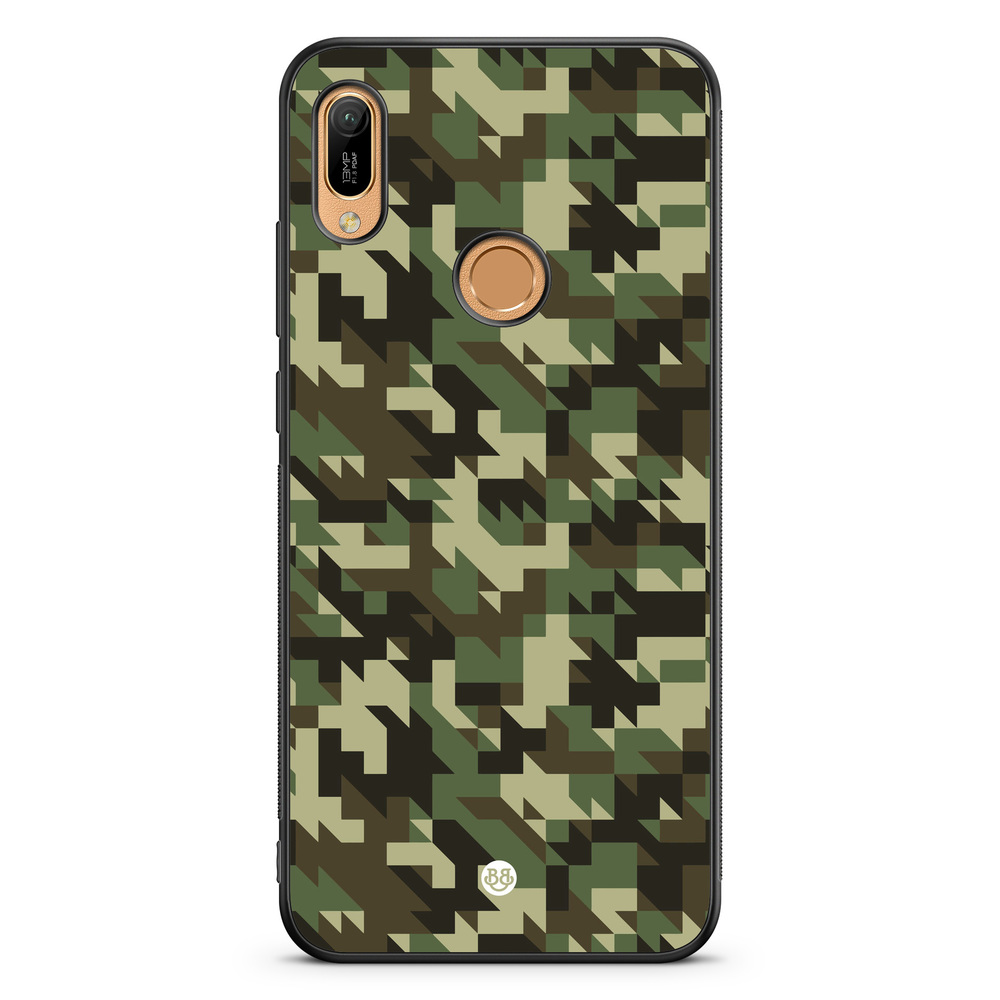 Huawei Y6 2019 Case - Houndstooth Camo