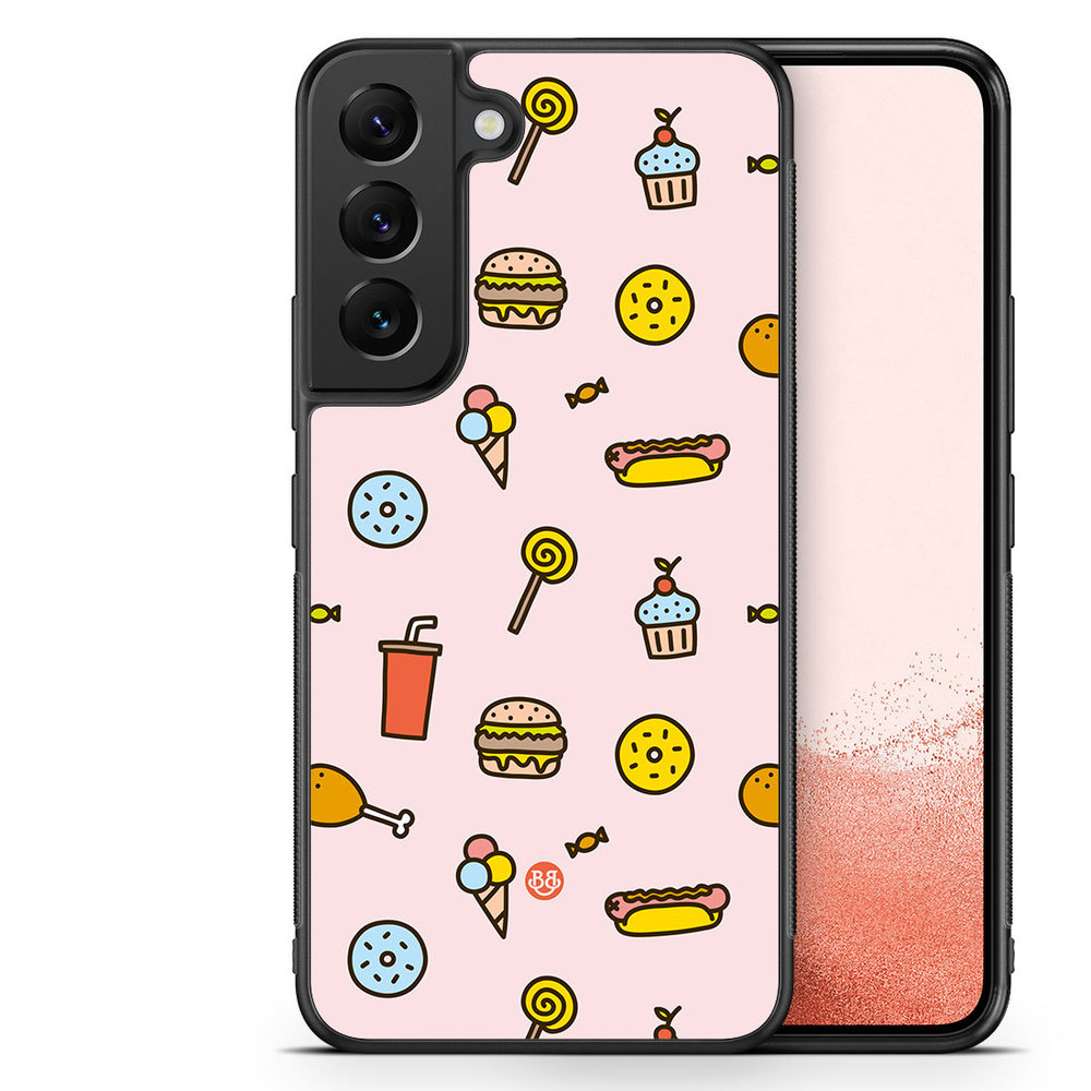 Samsung Galaxy S22 Plus 5G Case - Junk food Pattern