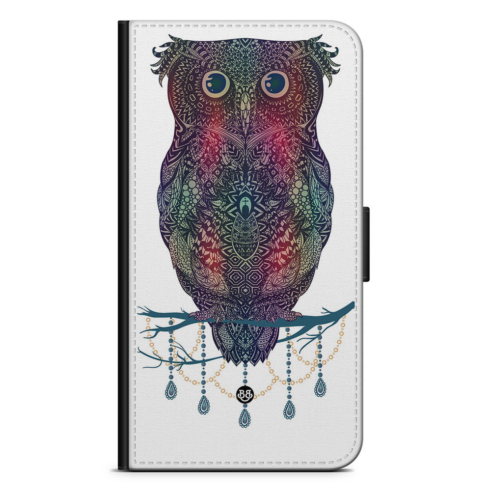 Xiaomi 12 Pro Wallet Case - Mandala Owl