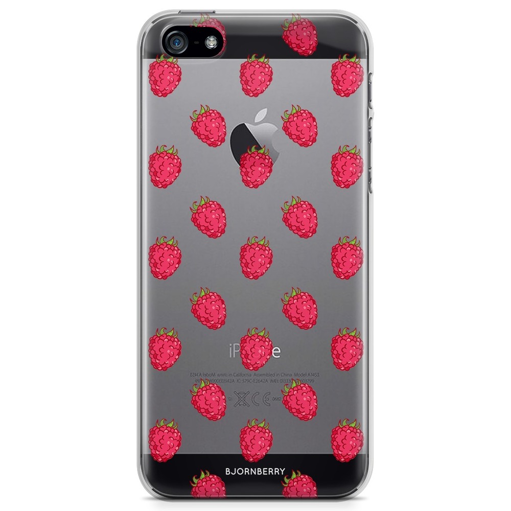 iPhone 5/5S/SE (2016) TPU Case - Raspberry