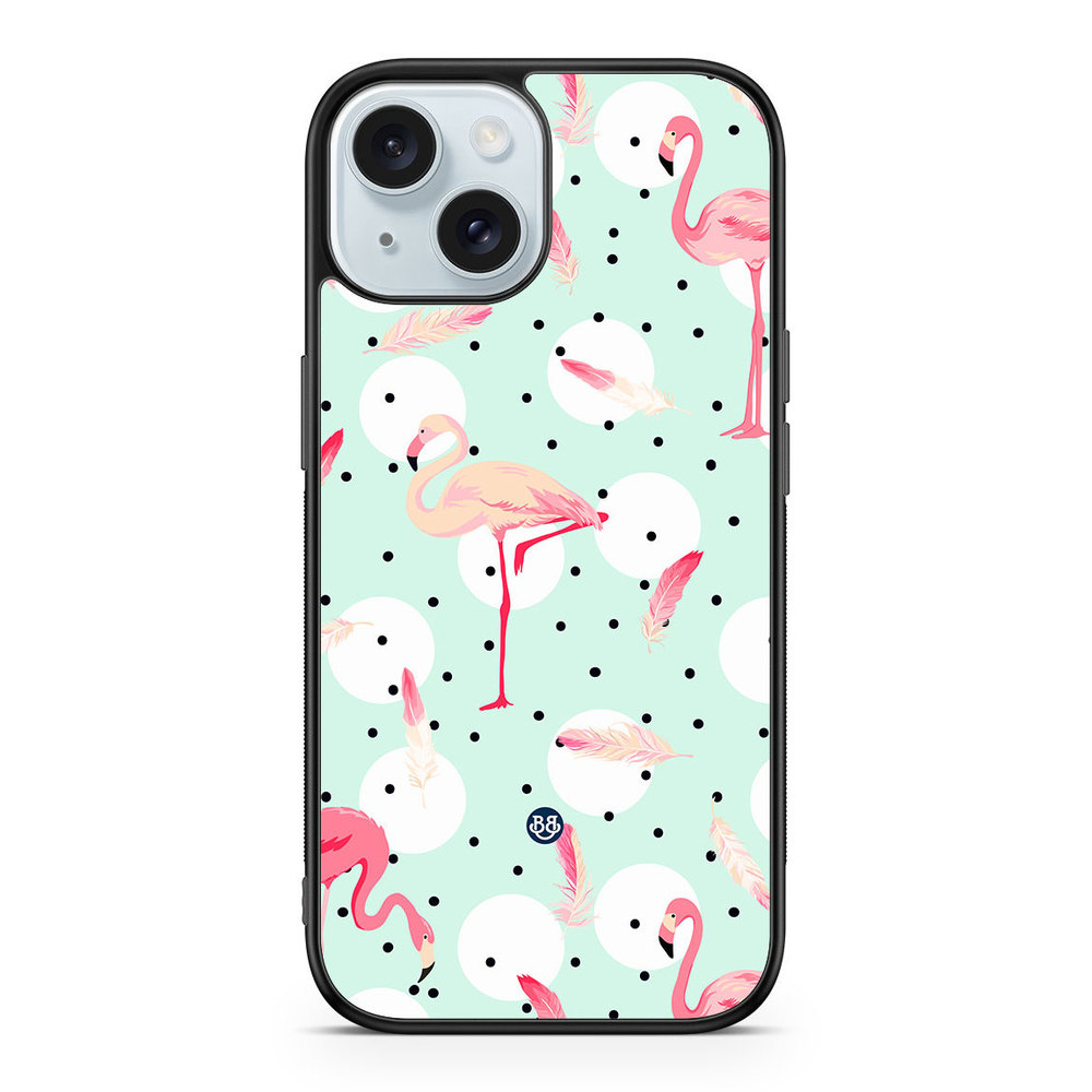 iPhone 15 Case - Flamingos
