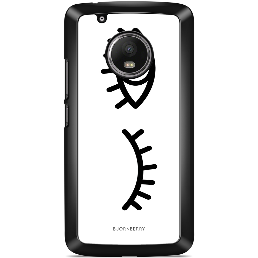 Moto G5 Plus Case - Black Eyes