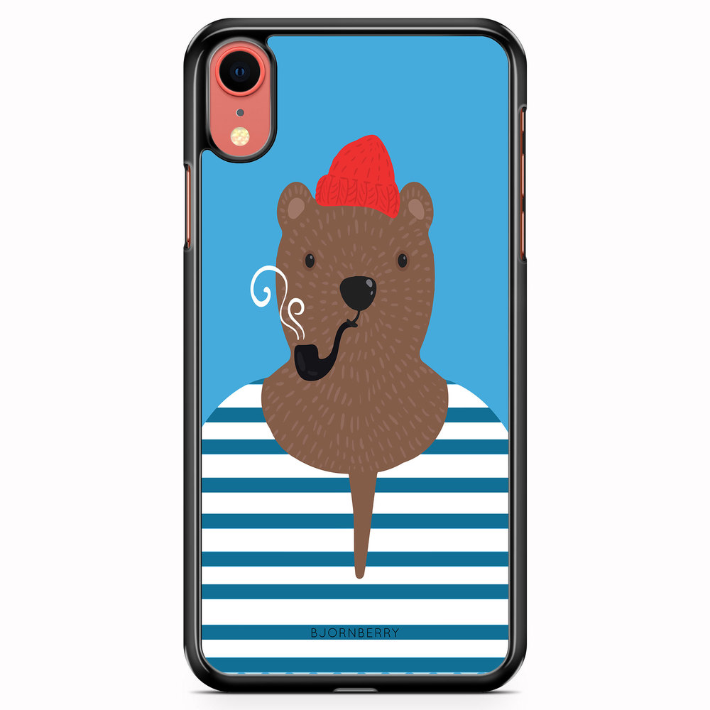 iPhone XR Case - Hipster Bear