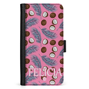 Samsung Galaxy A34 5G Custom Wallet Case - Tropical Name