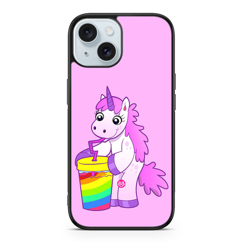 iPhone 15 Case - Drinking Unicorn