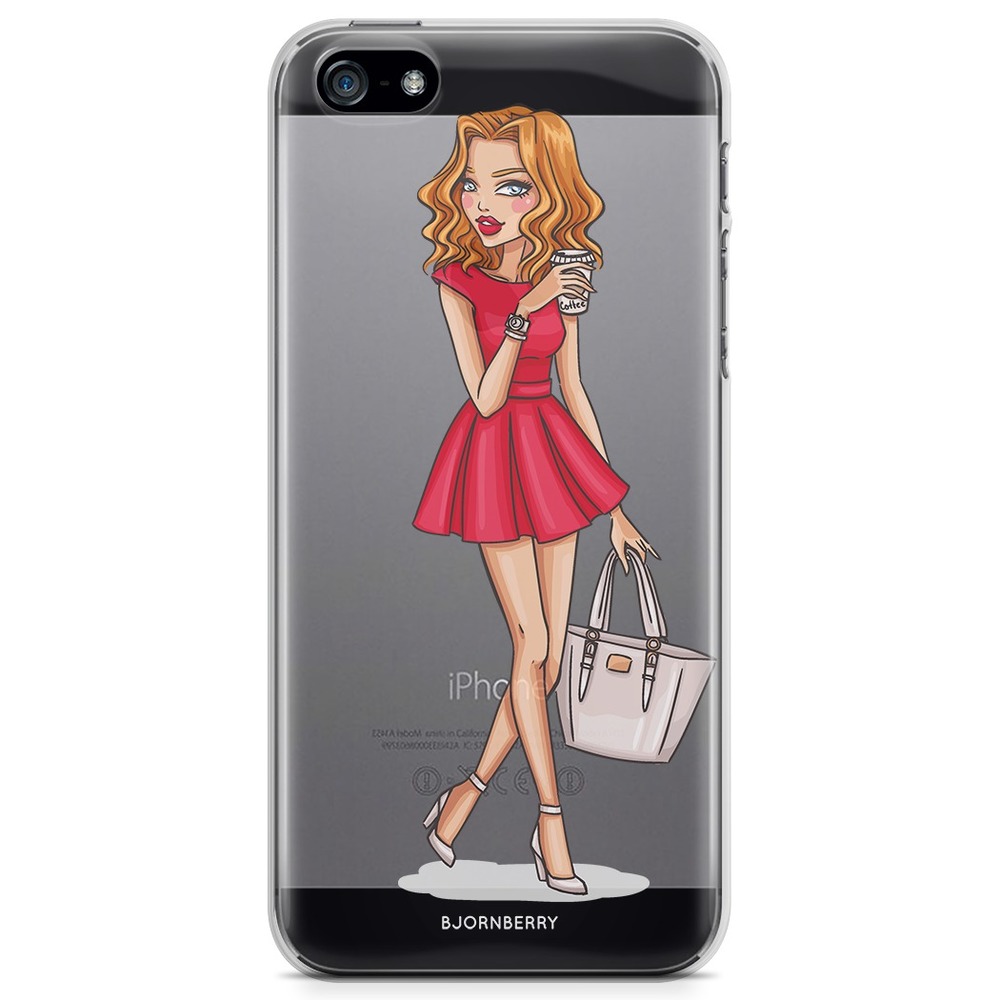 iPhone 5/5S/SE (2016) TPU Case - Fashion Sketch