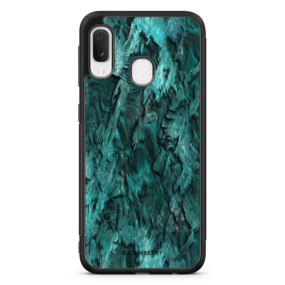 Samsung Galaxy A20e Case - Green Crystal