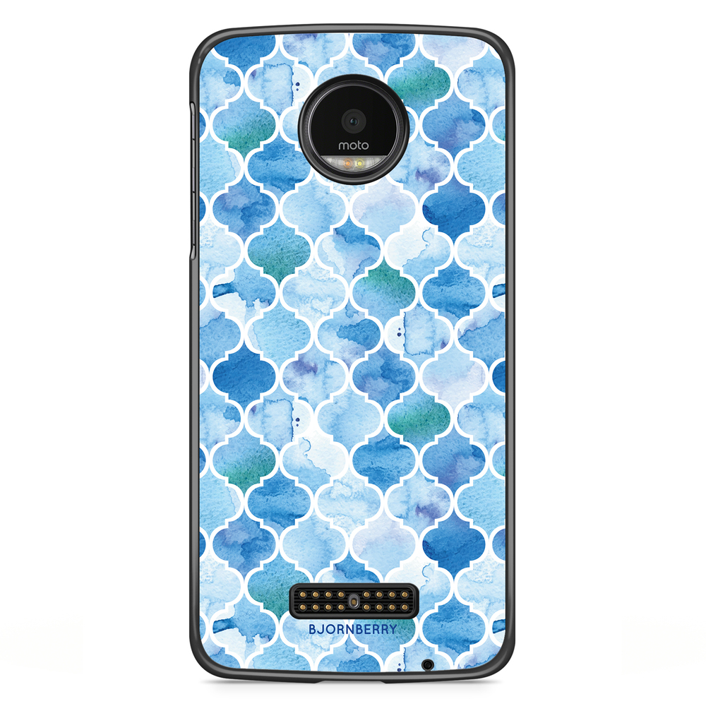 Motorola Moto Z Case - Watercolour Moroccan