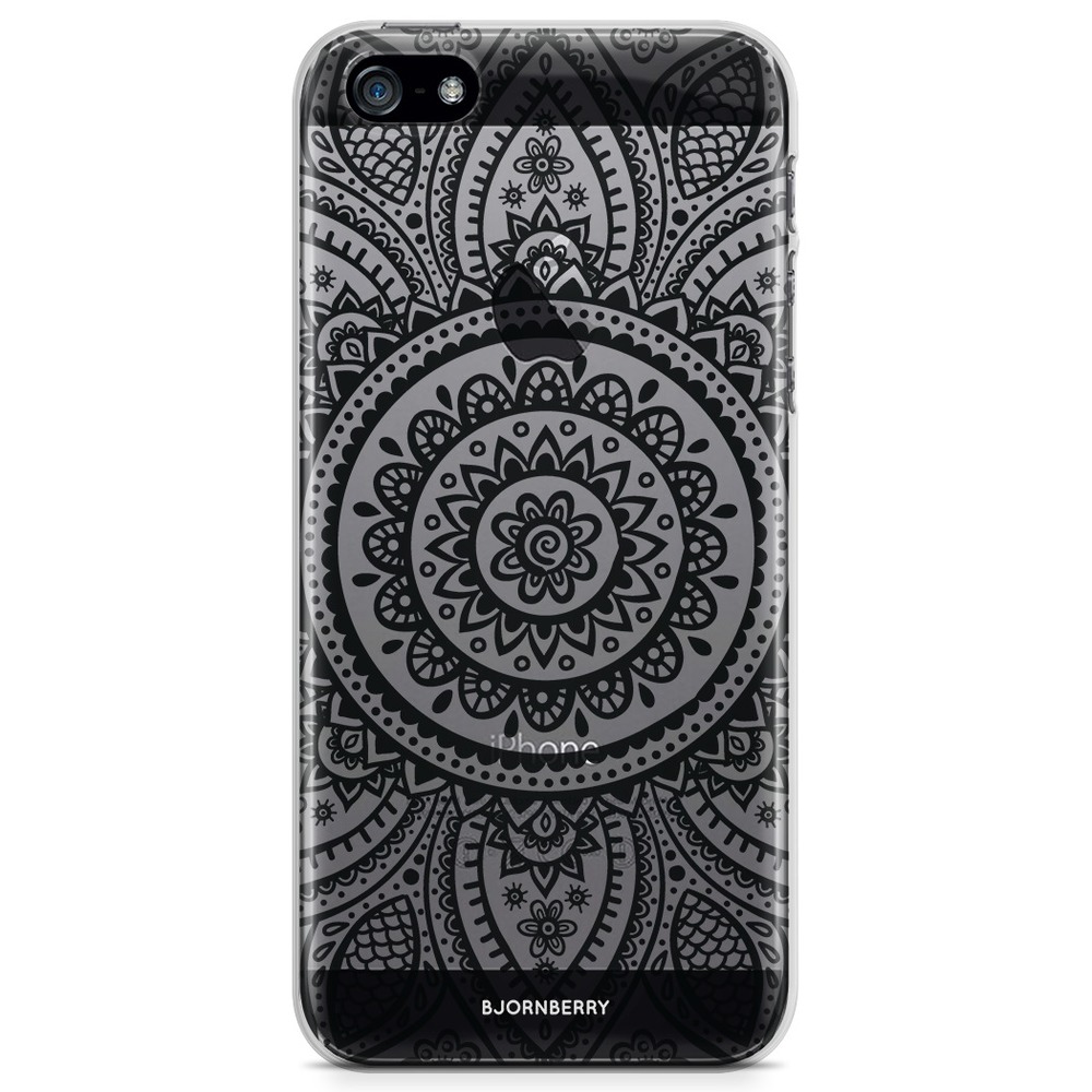 iPhone 5/5S/SE (2016) TPU Case - Henna Mandala