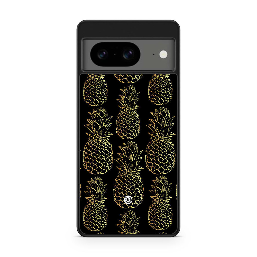 Google Pixel 8 Case - Gold Pineapples