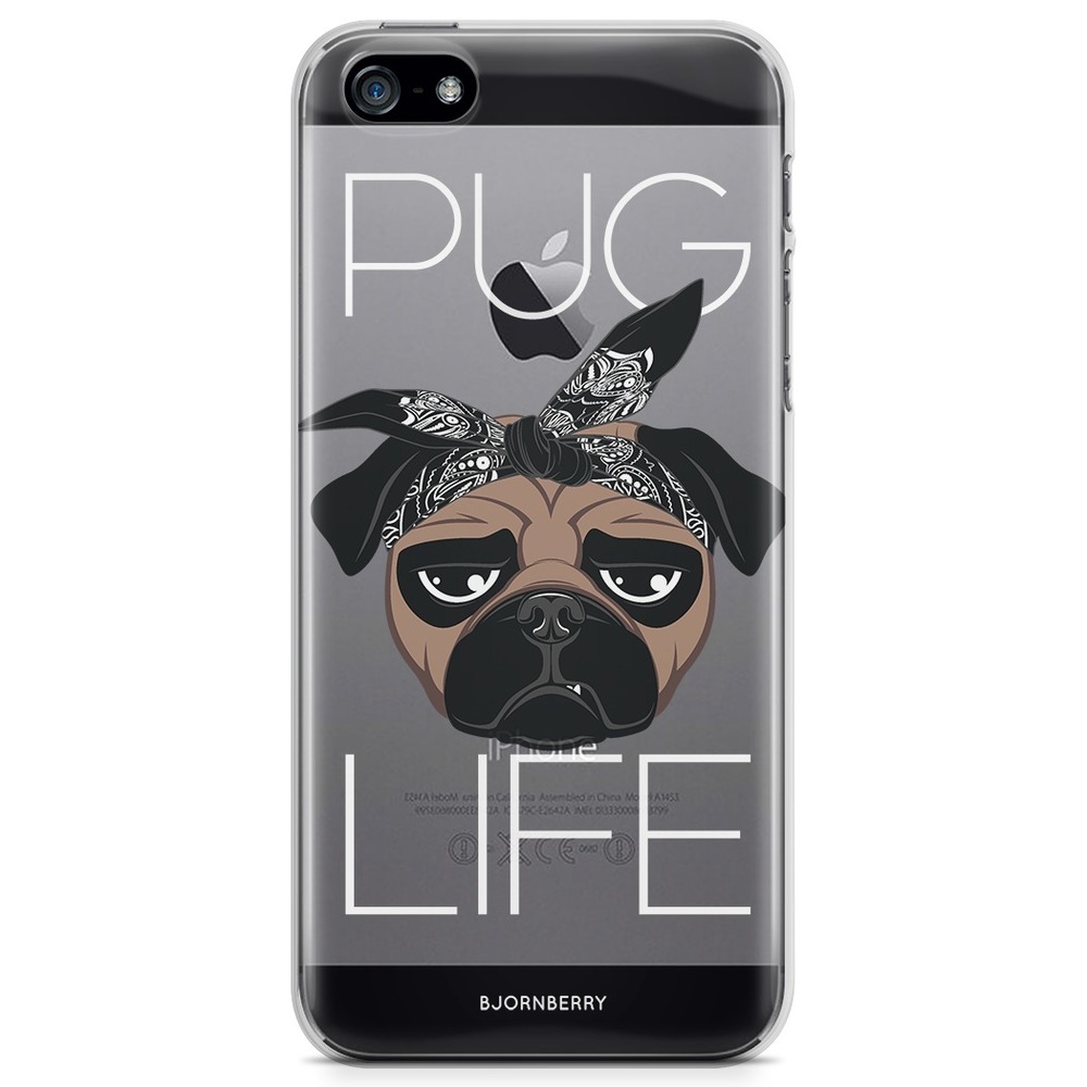iPhone 5/5S/SE (2016) TPU Case - Pug Life