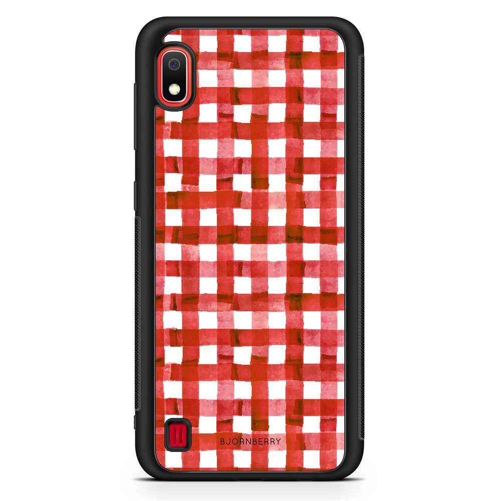 Samsung Galaxy A10 Case - Red Stripes