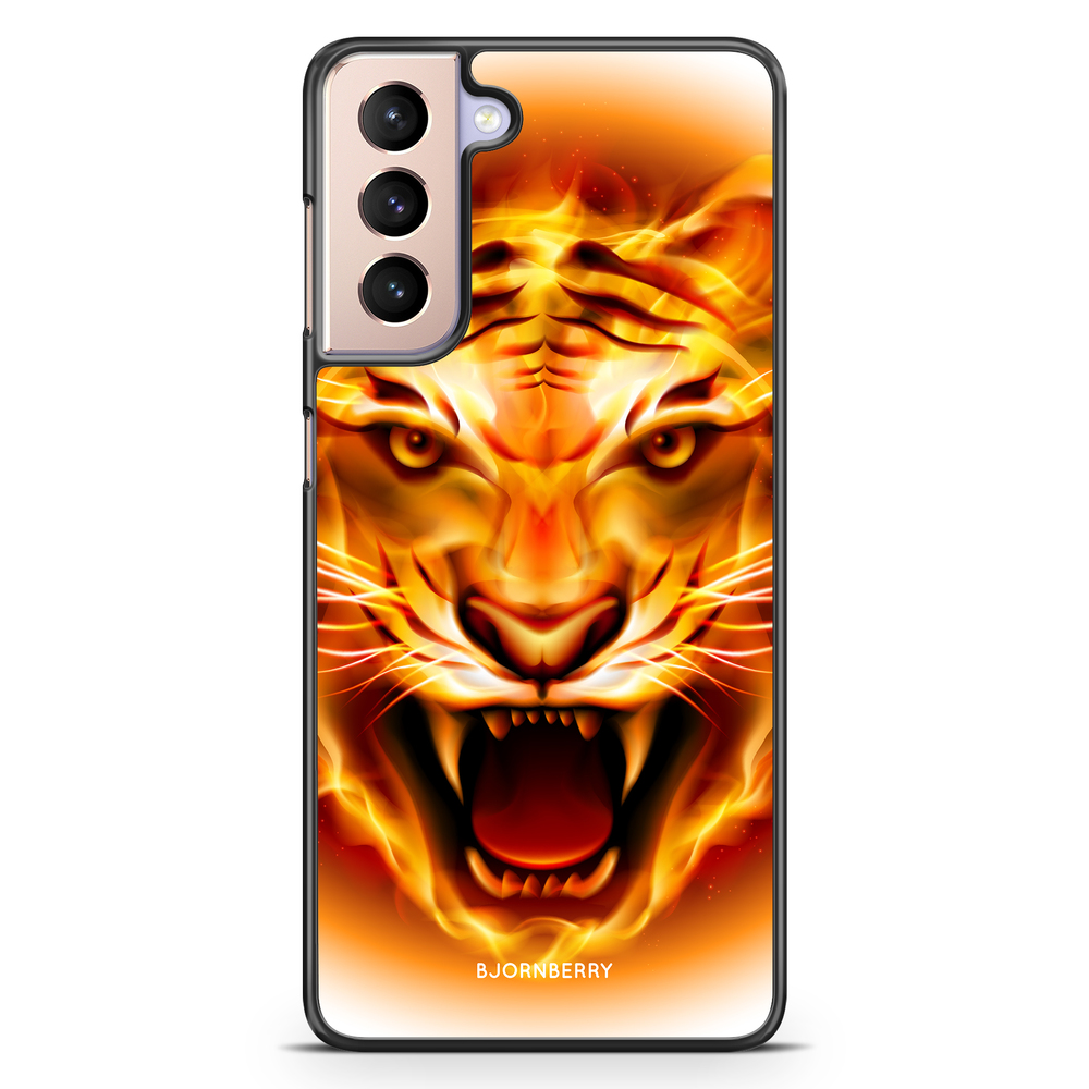 Samsung Galaxy S21 Case - Flames Tiger