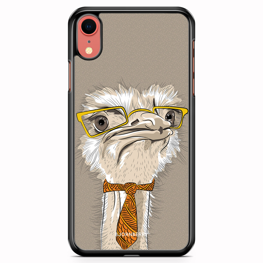 iPhone XR Case - Hipster Ostrich