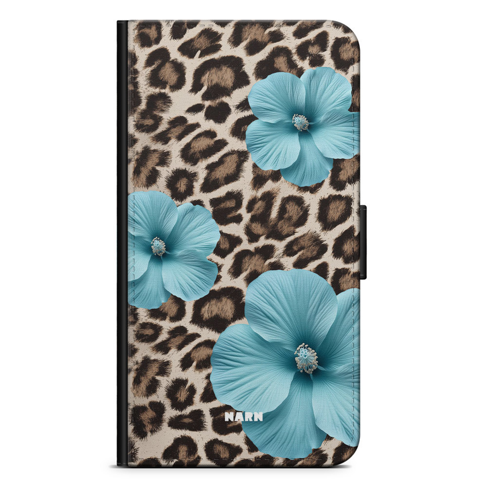 Sony Xperia 1 IV Fodral - Turquoise Leopard