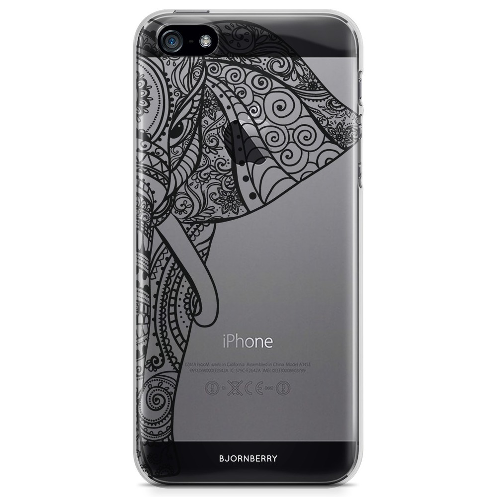 iPhone 5/5S/SE (2016) TPU Case - Mandala Elephant