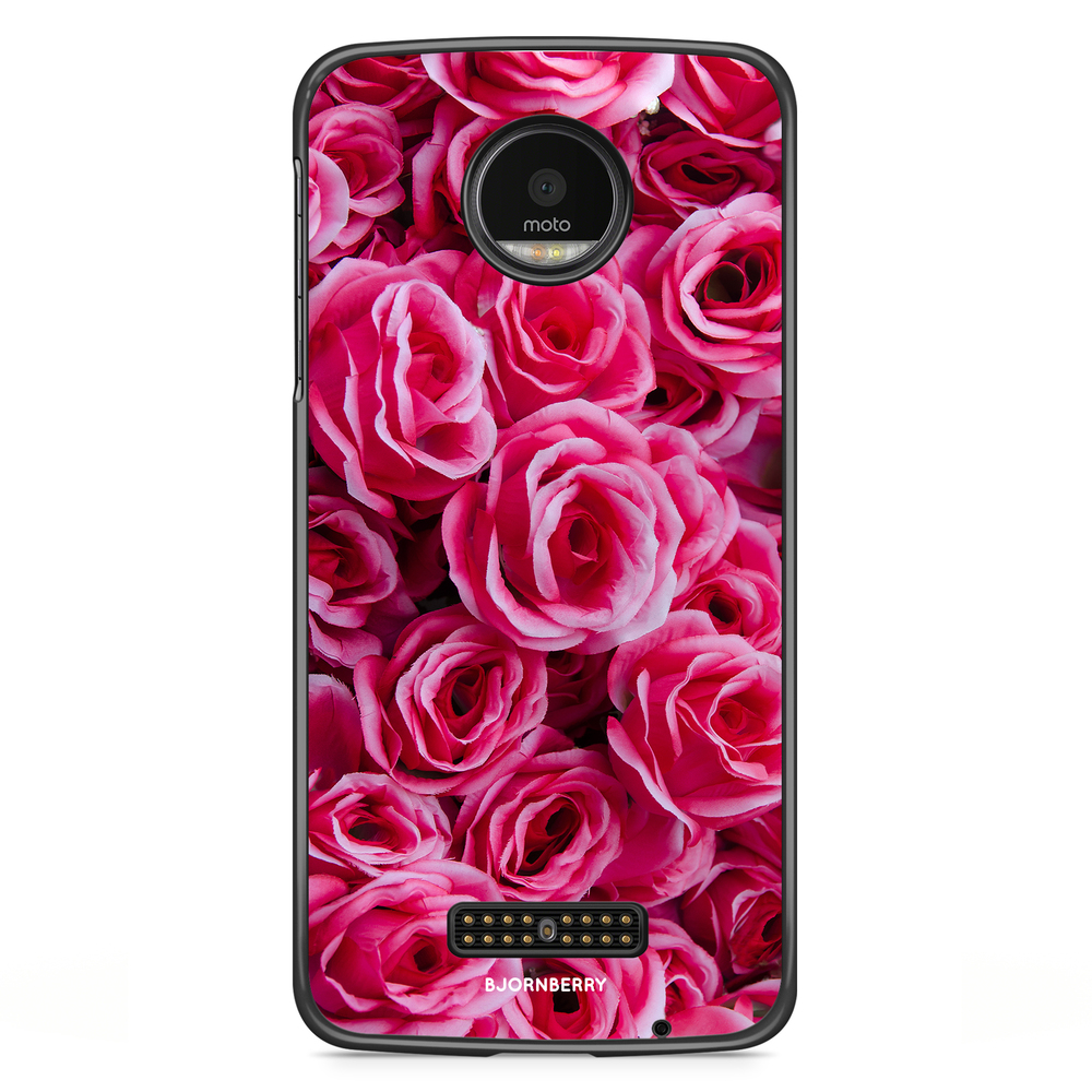 Moto Z2 Play Case - Red Roses