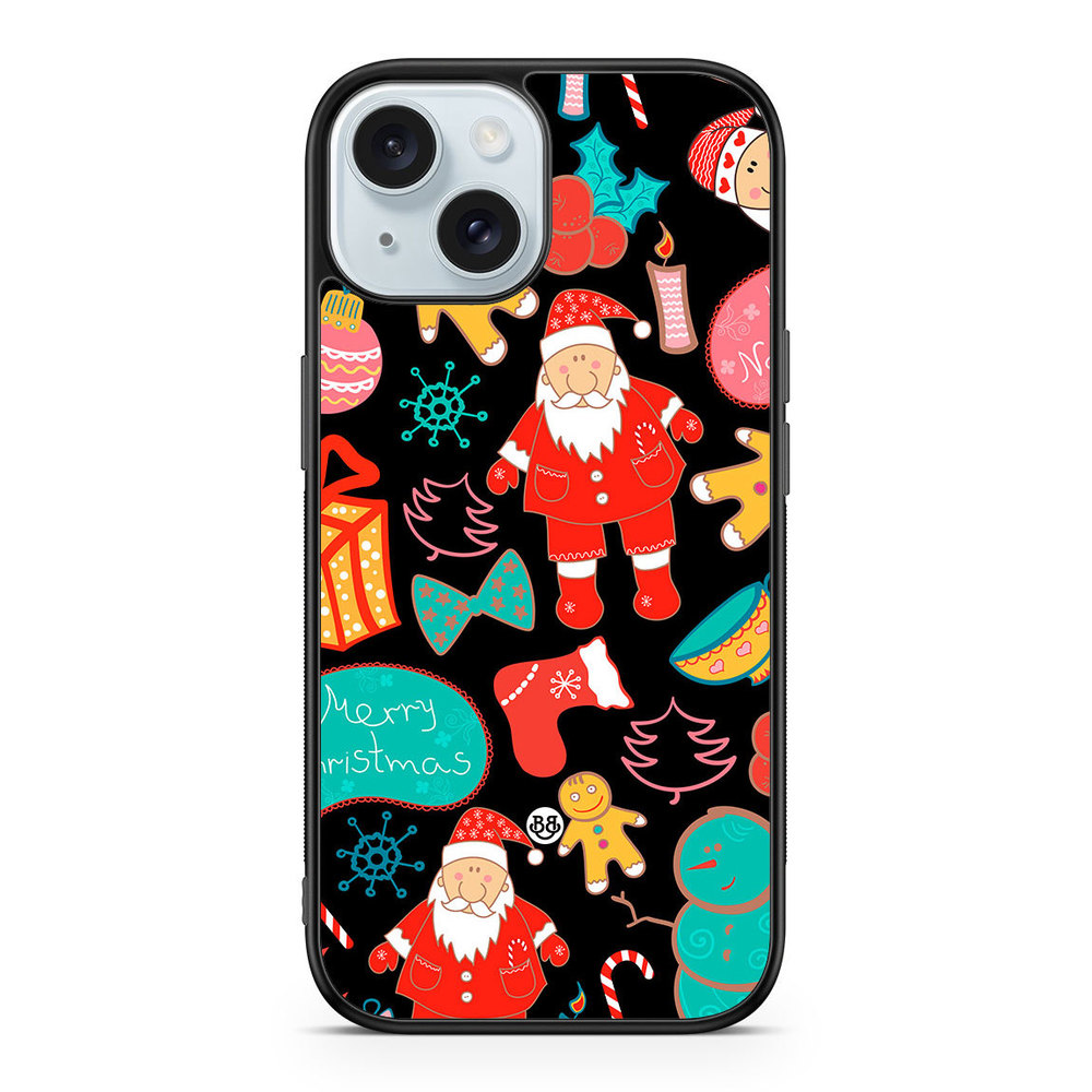 iPhone 15 Case - Christmas Pattern