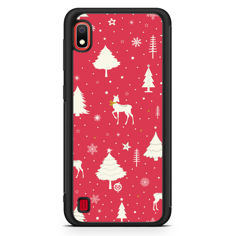 Samsung Galaxy A10 Case - Red Christmas