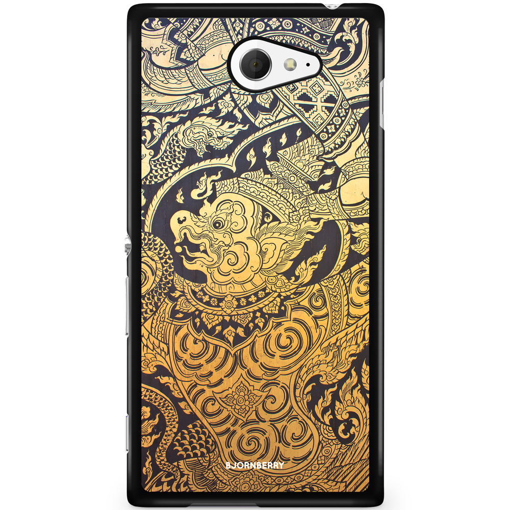 Sony Xperia M2 Aqua Case - Gold Thai