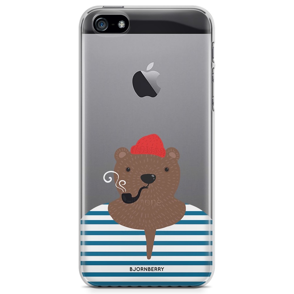 iPhone 5/5S/SE (2016) TPU Case - Hipster Bear