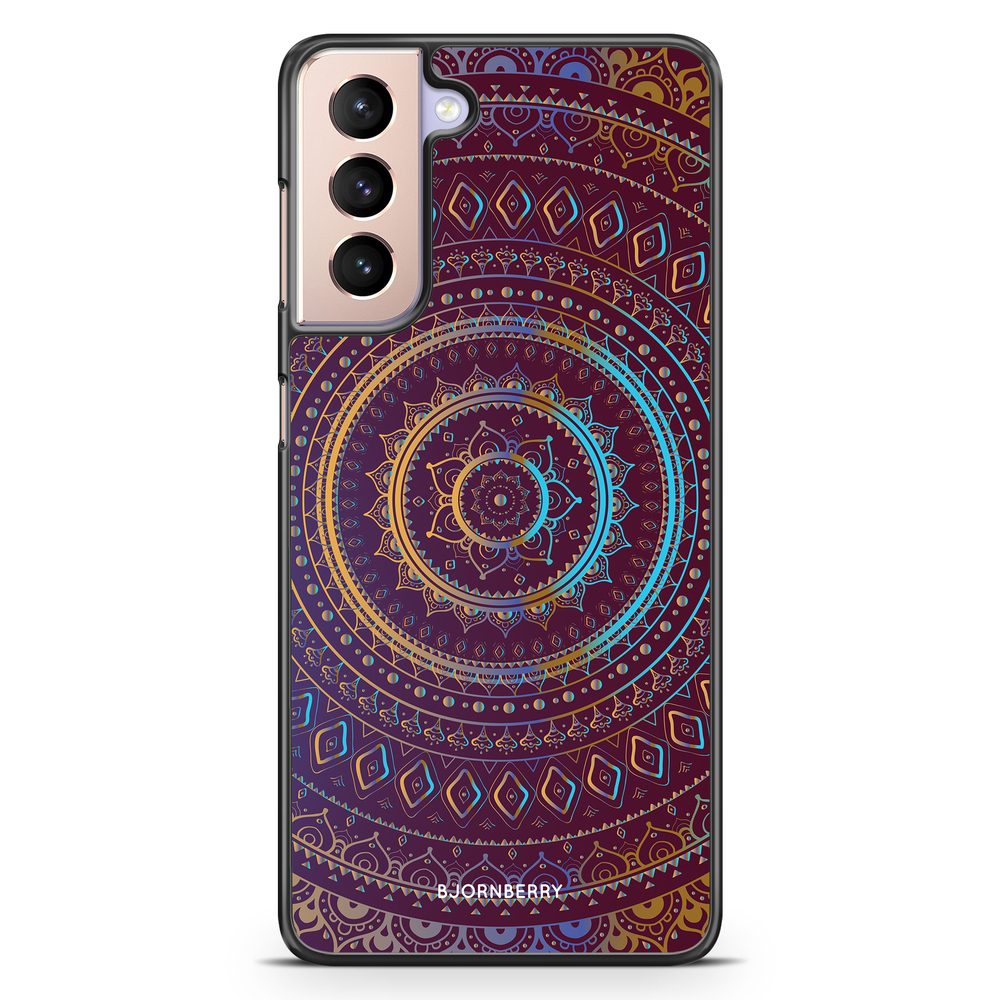 Samsung Galaxy S21 Case - Purple Mandala